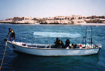 Auf Tauchausfahrt in El Quseir